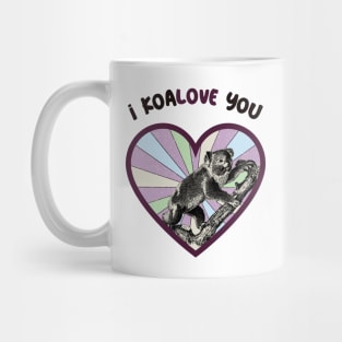 I koalove you - a retro vintage design Mug